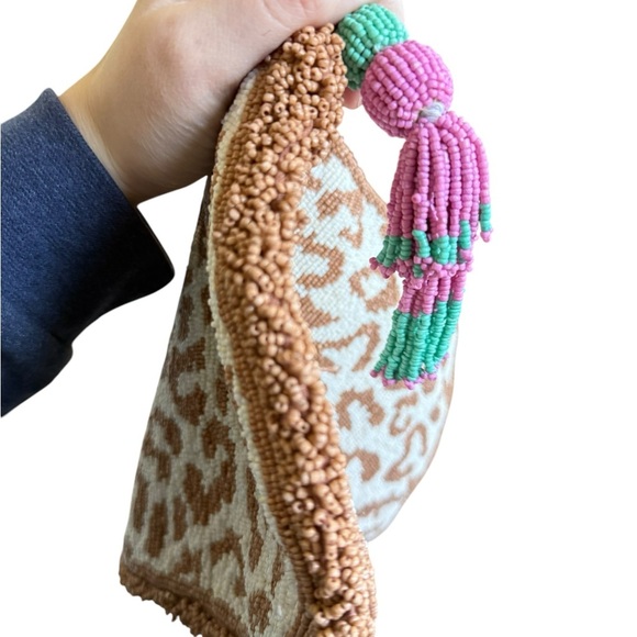Anthropologie NEW Harrison Embellished Pouch - Picture 8 of 12